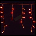 Reinders Reinders 88607-R M5mm ICICLE Holiday Creations 70 LED Christmas Light String - Orange 88607-R